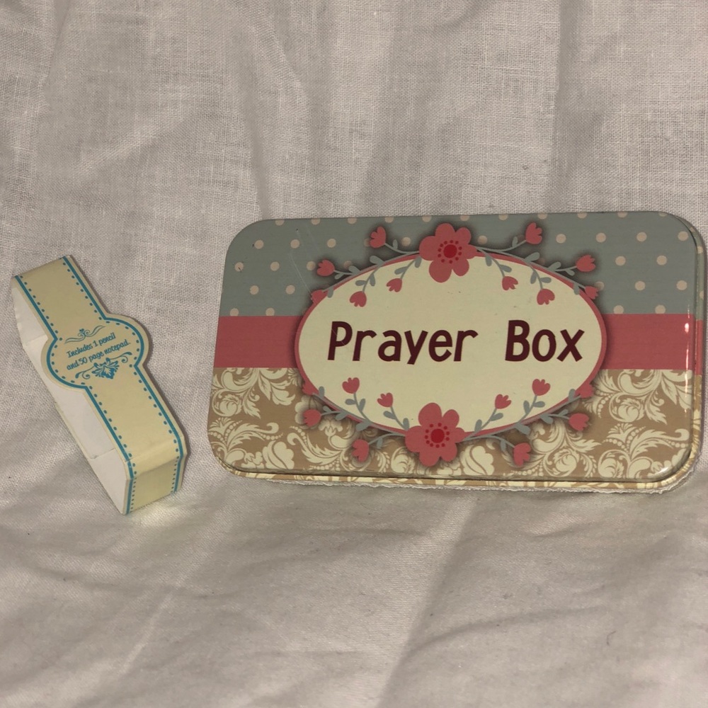 Prayer Box with paper and pencil